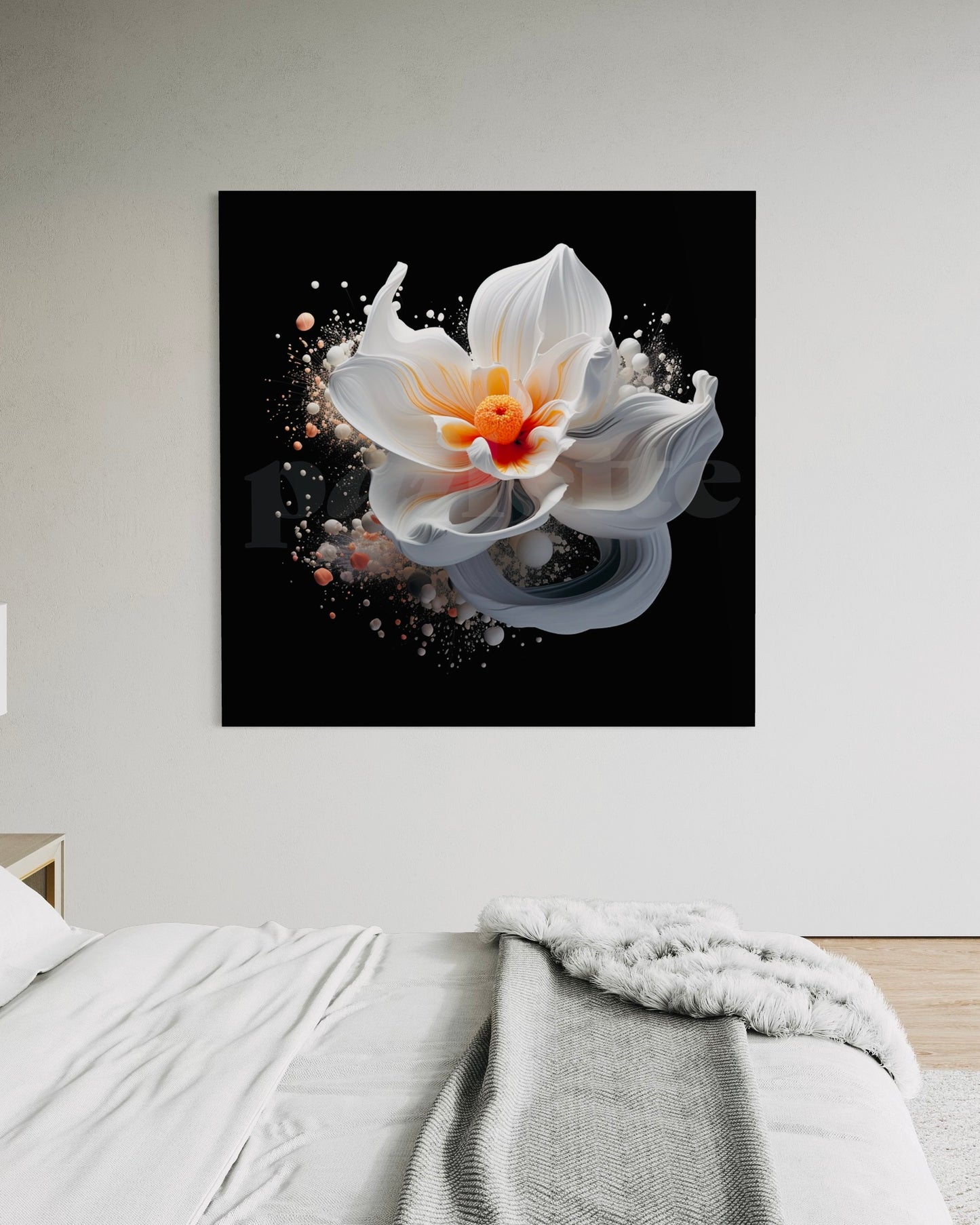 'Liquid Bloom' one-of-a-kind custom art