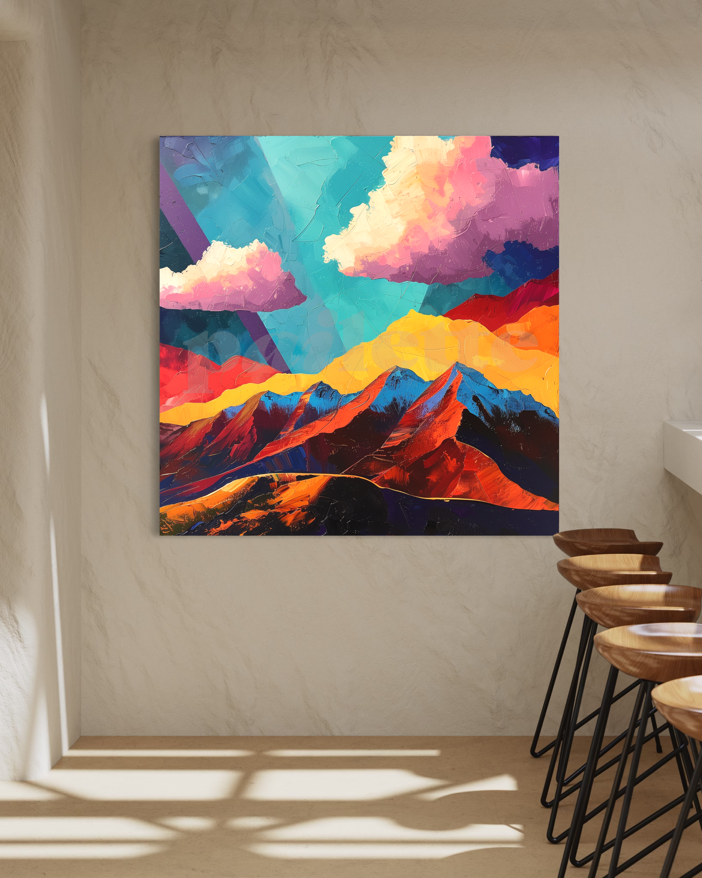 'Big Sky Dreams' one-of-a-kind custom art