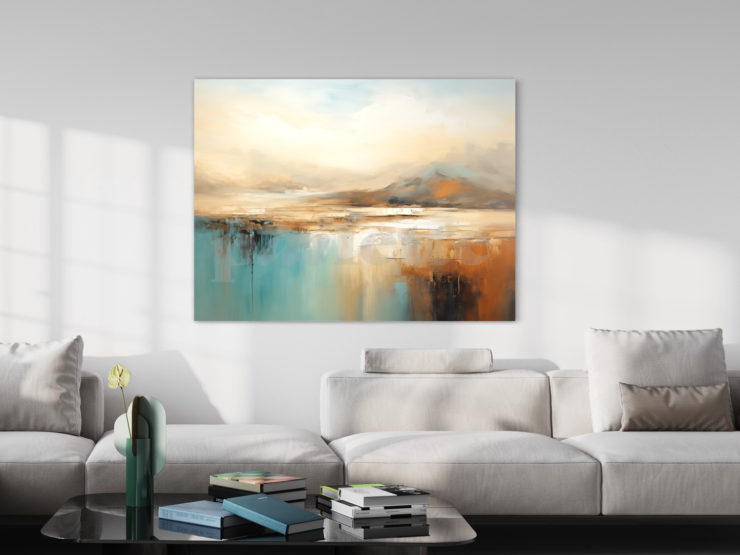 'Sunset Mirage' one-of-ai-kind custom art